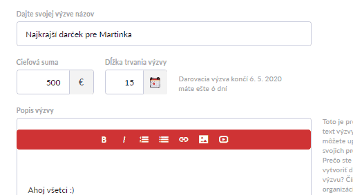 Darcovská výzva pre Nadáciu ADELI